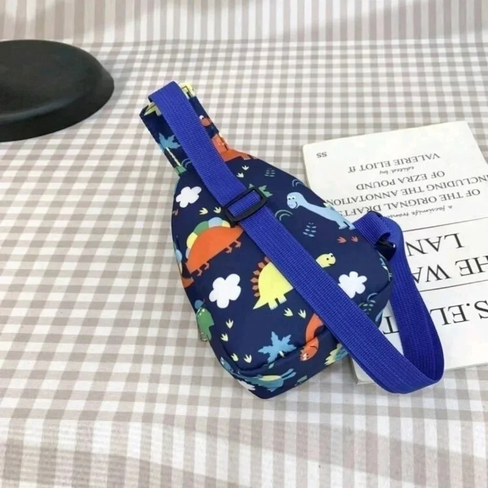 Mini childrens dinosaur zipper backpack purse bag shoulder satchel kids child bo